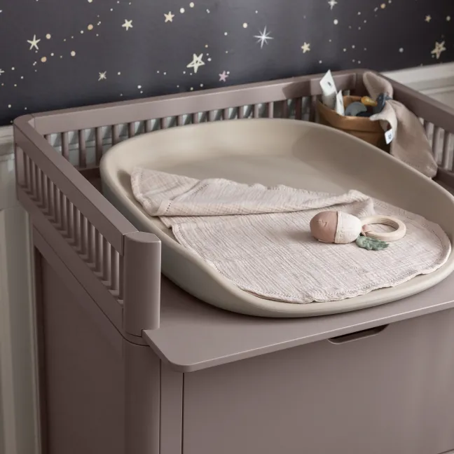 Sebra Wickelkommode mit Schubladen FSC™ jetty beige