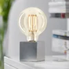 SOMPEX CUBIC Sockel für LED-Filament silber