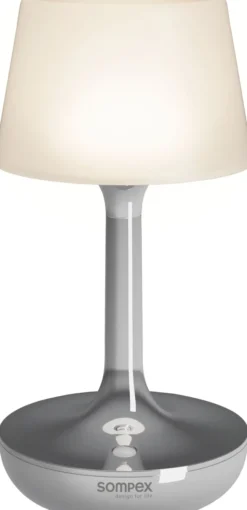 SOMPEX GINN RGBW-Akku-Tischleuchte chrom