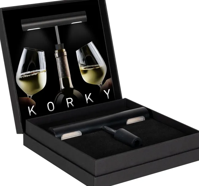 SOMPEX KORKY Akku-Flaschenleuchte schwarz
