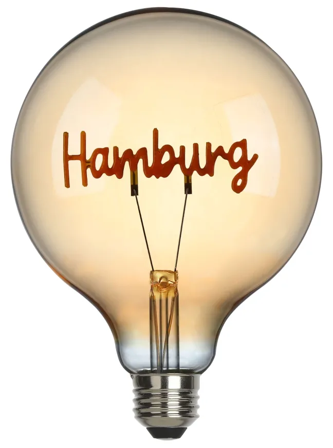 SOMPEX LED-Filament Leuchtmittel Hamburg Ø12,5cm