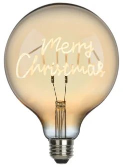 SOMPEX LED-Filament Leuchtmittel Merry Christmas Ø12,5cm