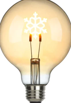 SOMPEX LED-Filament Leuchtmittel Schneeflocke Ø9,5cm