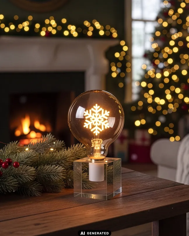 SOMPEX LED-Filament Leuchtmittel Schneeflocke Ø12,5cm