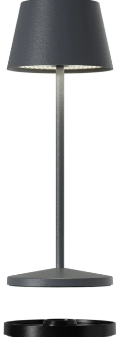 SOMPEX SEOUL MICRO RC Akkutischleuchte mit Ladestation anthrazit