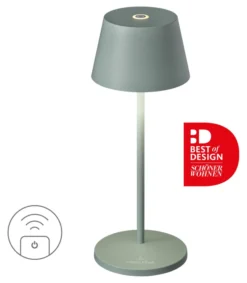 SOMPEX SEOUL MICRO RC Akkutischleuchte mit Ladestation olivgrün
