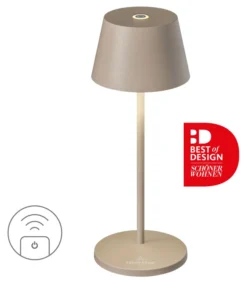 SOMPEX SEOUL MICRO RC Akkutischleuchte mit Ladestation sand