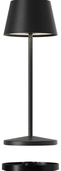 SOMPEX SEOUL MICRO RC Akkutischleuchte mit Ladestation schwarz