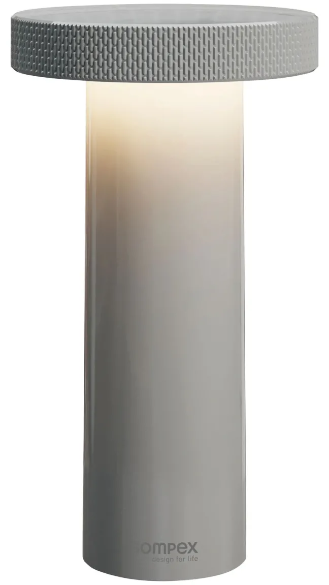 SOMPEX VOLUME Akku-Tischleuchte grau