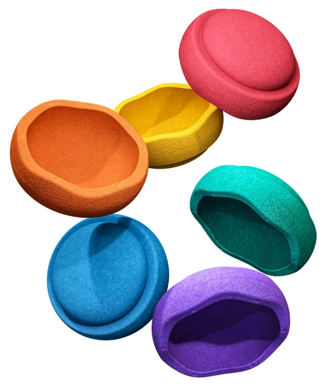 Stapelstein® Original 6er Set rainbow classic 100307