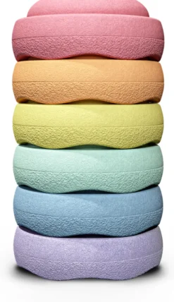Stapelstein® Original 6er Set rainbow pastel 100331