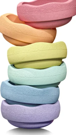 Stapelstein® Original 6er Set rainbow pastel 100331