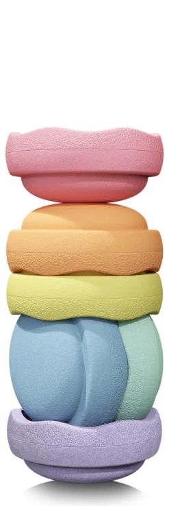 Stapelstein® Original 6er Set rainbow pastel 100331