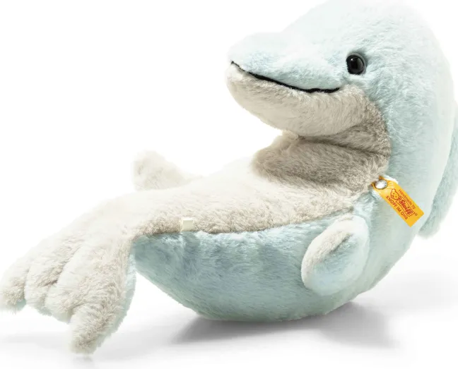 Steiff Denny Delfin 32cm eisblau/grau