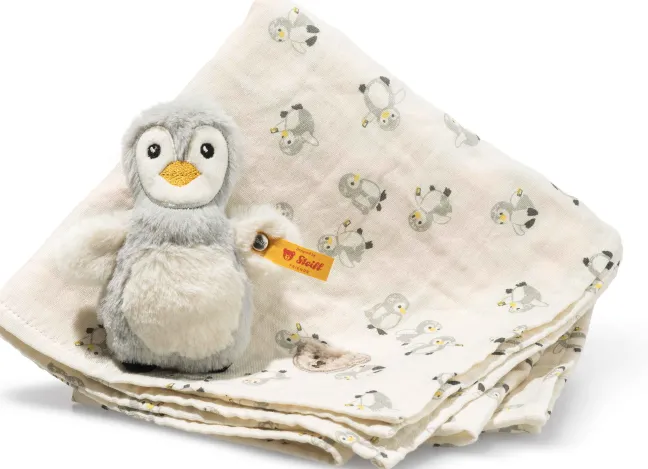 Steiff Geschenkset Lio Pinguin Greifling 2tlg.