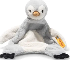 Steiff Lio Pinguin Schmusetuch 26cm grau/weiß