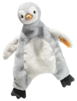 Steiff Lio Pinguin Schmusetuch 26cm grau/weiß