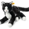 Steiff Mimmi Schlenker Katze 30cm schwarz/weiß 99366