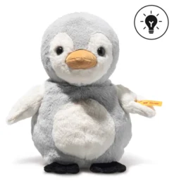 Steiff Nachtlicht Lio Pinguin 22cm grau/weiß