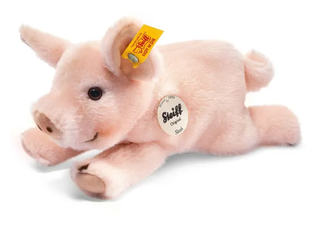 Steiff Sissi Schwein 22cm rosa liegend 280016