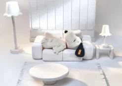 Steiff Snoopy 30cm weiß