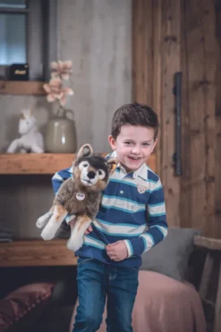 Steiff Snorry Schlenker Wolf 40cm grau/braun 69284