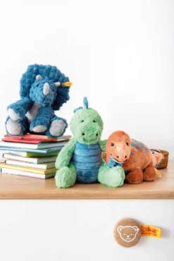 Steiff Spott Stegosaurus 28cm grün/petrol 87813
