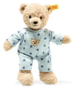Steiff Teddybär Baby Junge 25cm beige/blau