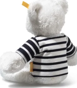 Steiff Teddybär Manni 30cm weiß mit T-Shirt