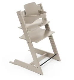STOKKE® Aktions-Set Tripp Trapp® Buche Cashmere Grey + Babyset² Cashmere Grey