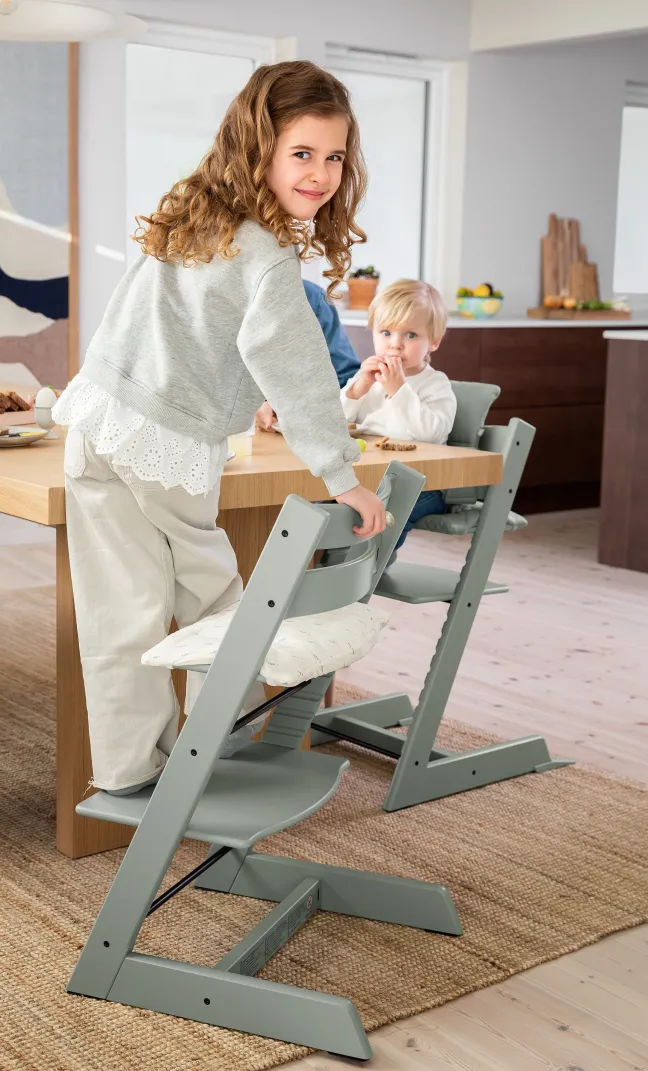 STOKKE® Aktions-Set Tripp Trapp® Glacier Green + Babyset² Glacier Green