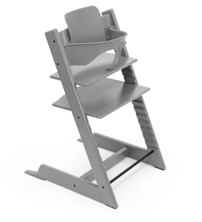 STOKKE® Aktions-Set Tripp Trapp® Storm grey + Babyset² Storm grey