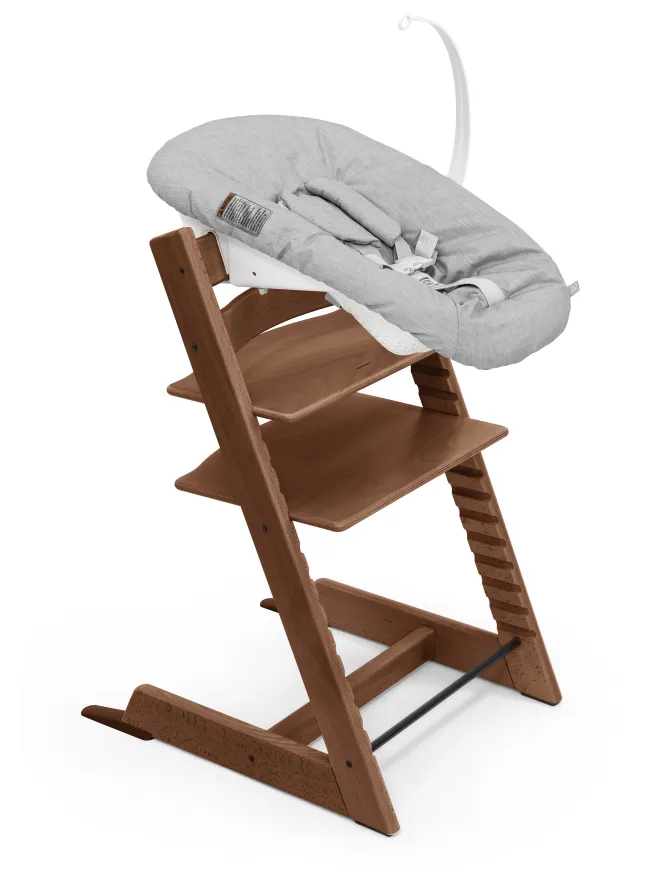 STOKKE® Mega Set Tripp Trapp® Buche Warm braun + Babyset² Warm braun + Newbornset