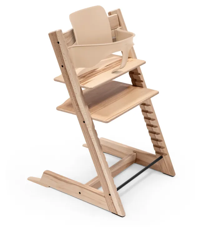 STOKKE® Mega Set Tripp Trapp® Buche Wild Wood natur + Babyset² natur + Newbornset