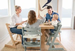 STOKKE® Mega Set Tripp Trapp® Glacier Green + Babyset² Glacier Green + Newbornset