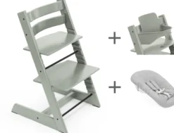 STOKKE® Mega Set Tripp Trapp® Glacier Green + Babyset² Glacier Green + Newbornset
