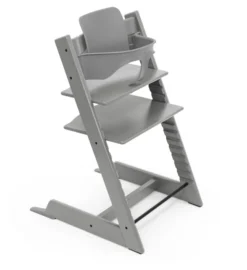 STOKKE® Mega Set Tripp Trapp® Storm grey + Babyset² Storm grey + Newbornset