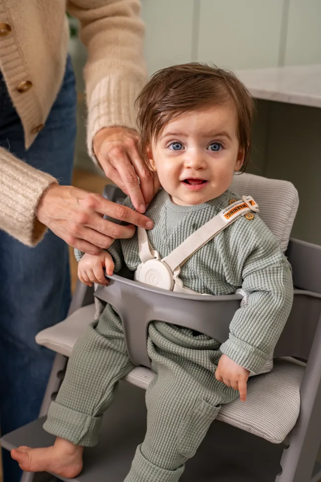 STOKKE® Mega Set Tripp Trapp® Storm grey + Babyset² Storm grey + Newbornset
