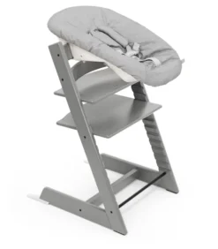 STOKKE® Mega Set Tripp Trapp® Storm grey + Babyset² Storm grey + Newbornset