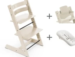 STOKKE® Mega Set Tripp Trapp® Vanilla White + Babyset² Vanilla White + Newbornset