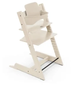 STOKKE® Mega Set Tripp Trapp® Vanilla White + Babyset² Vanilla White + Tray Tisch Vanilla white