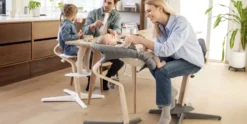 STOKKE® Nomi® Hochstuhl Eiche grau 626603
