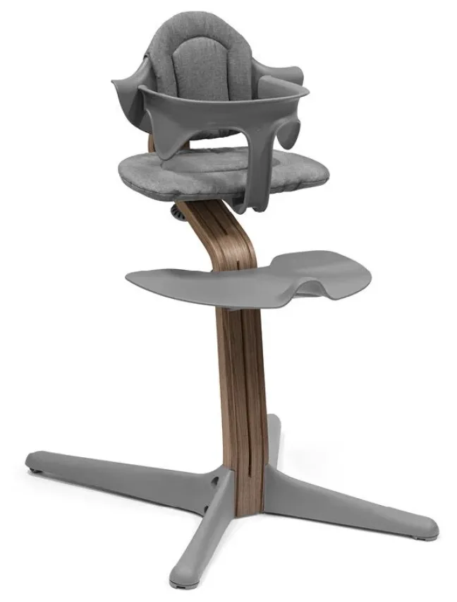 STOKKE® Nomi® Set Hochstuhl inkl. Babyset Walnuss grau