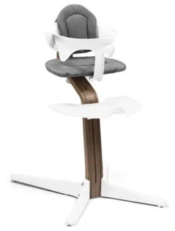 STOKKE® Nomi® Set Hochstuhl inkl. Babyset Walnuss weiß
