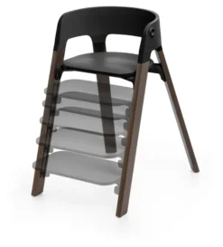 STOKKE® Steps™ Hochstuhl Set schwarz/warm braun