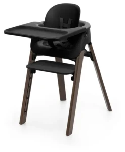 STOKKE® Steps™ Hochstuhl Set schwarz/warm braun