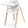 STOKKE® Steps™ Hochstuhl Set weiß/natur