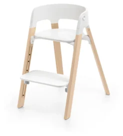 STOKKE® Steps™ Hochstuhl Set weiß/natur