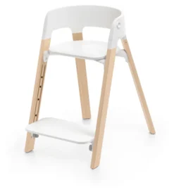 STOKKE® Steps™ Hochstuhl Set weiß/natur