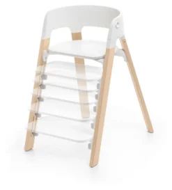 STOKKE® Steps™ Hochstuhl Set weiß/natur
